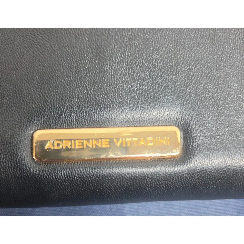 Adrienne Vittadini Downtown Collection Double Wallet w/Removable Strap Black